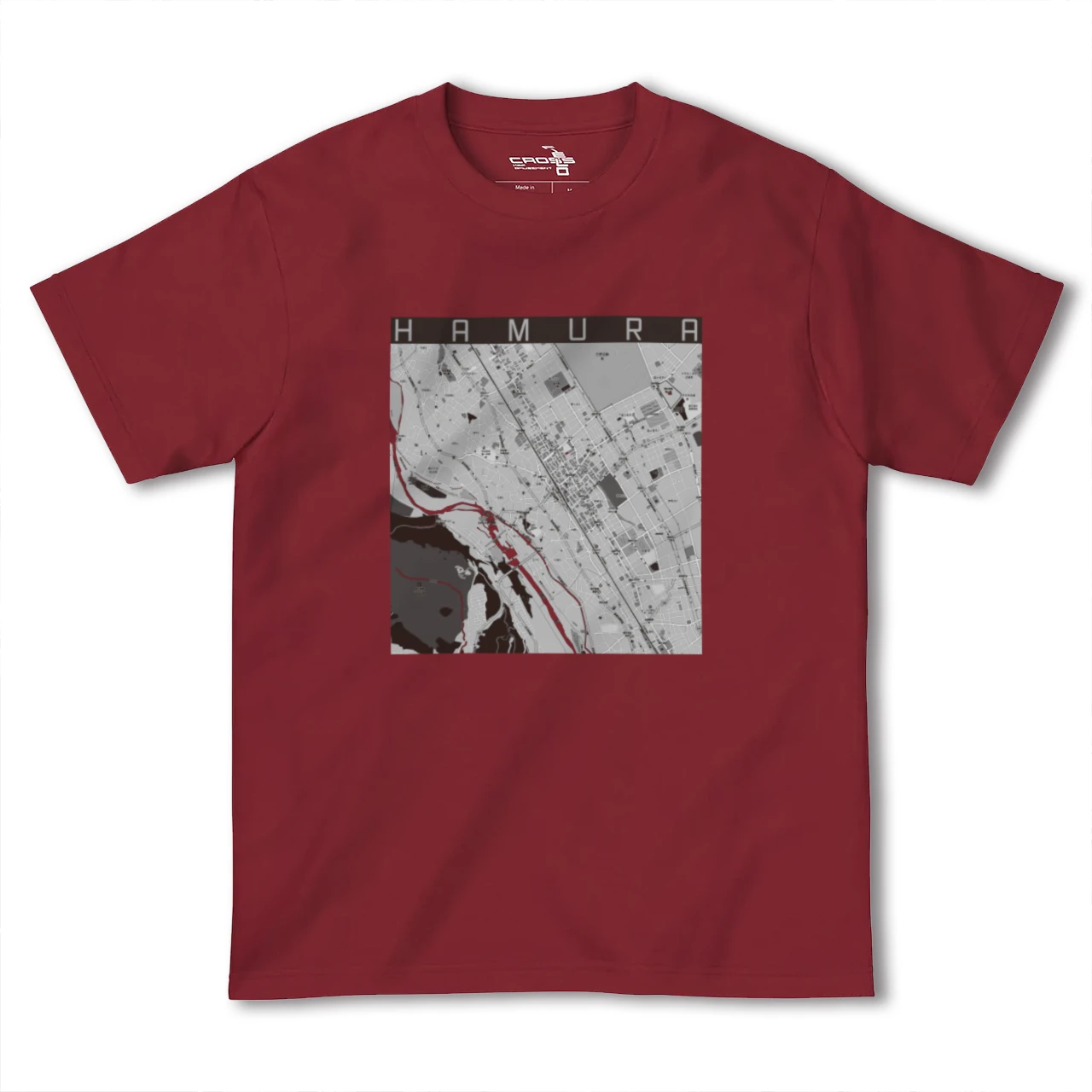 【羽村(東京都)】地図柄ヘビーウェイトTシャツ