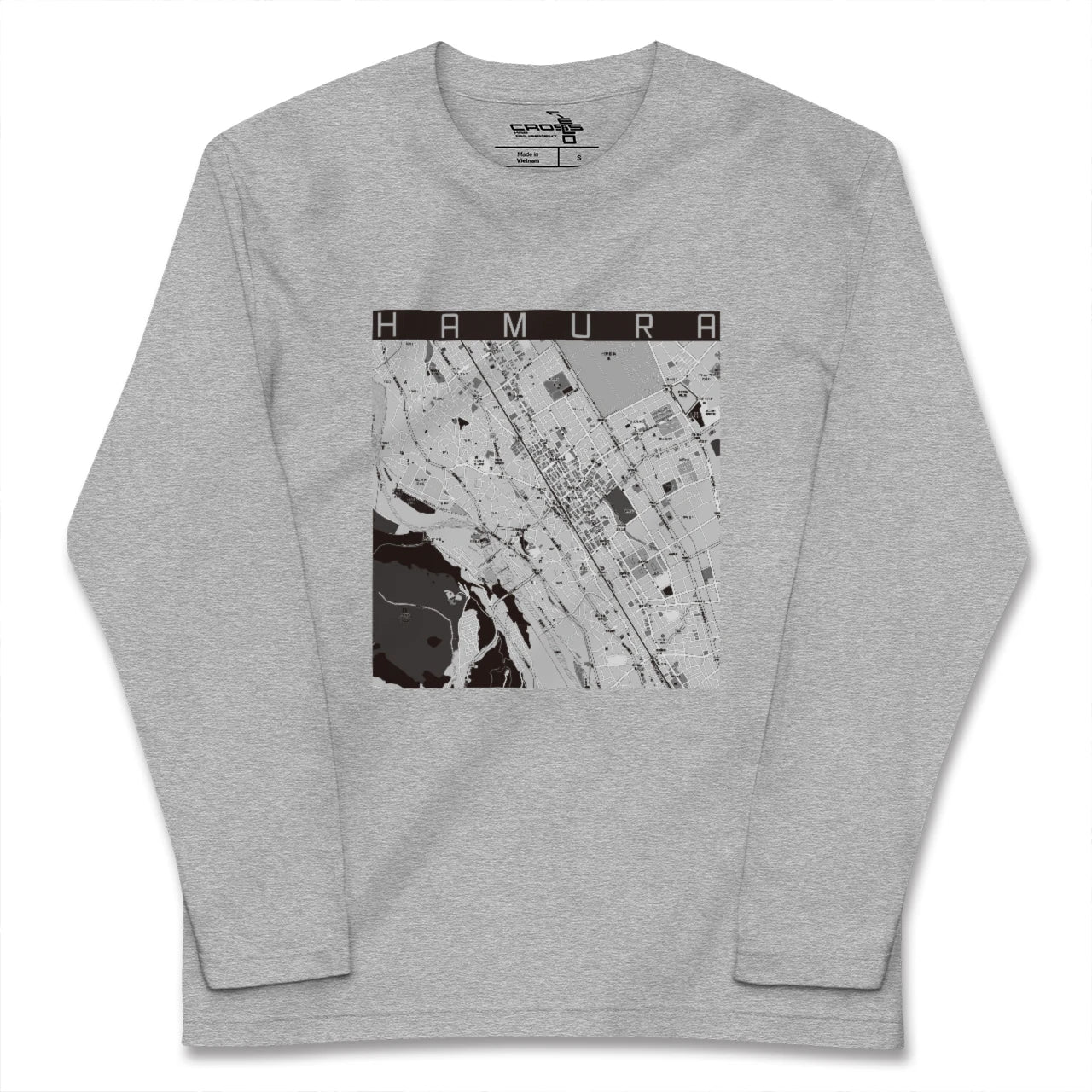 【羽村(東京都)】地図柄ロングスリーブTシャツ