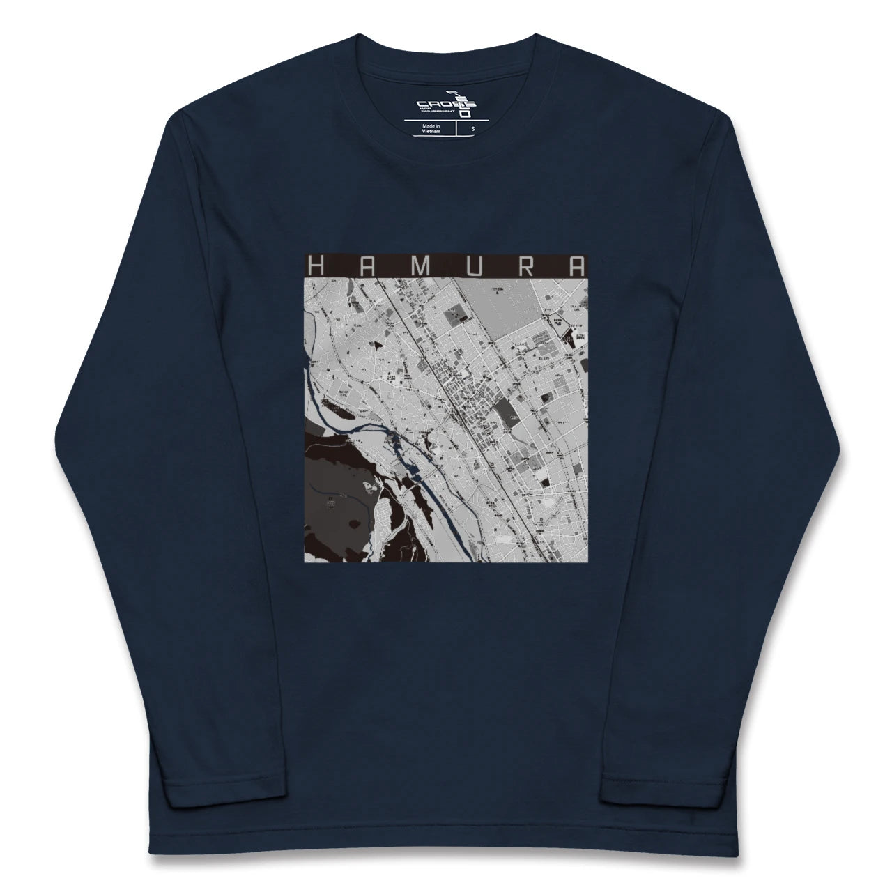 【羽村(東京都)】地図柄ロングスリーブTシャツ