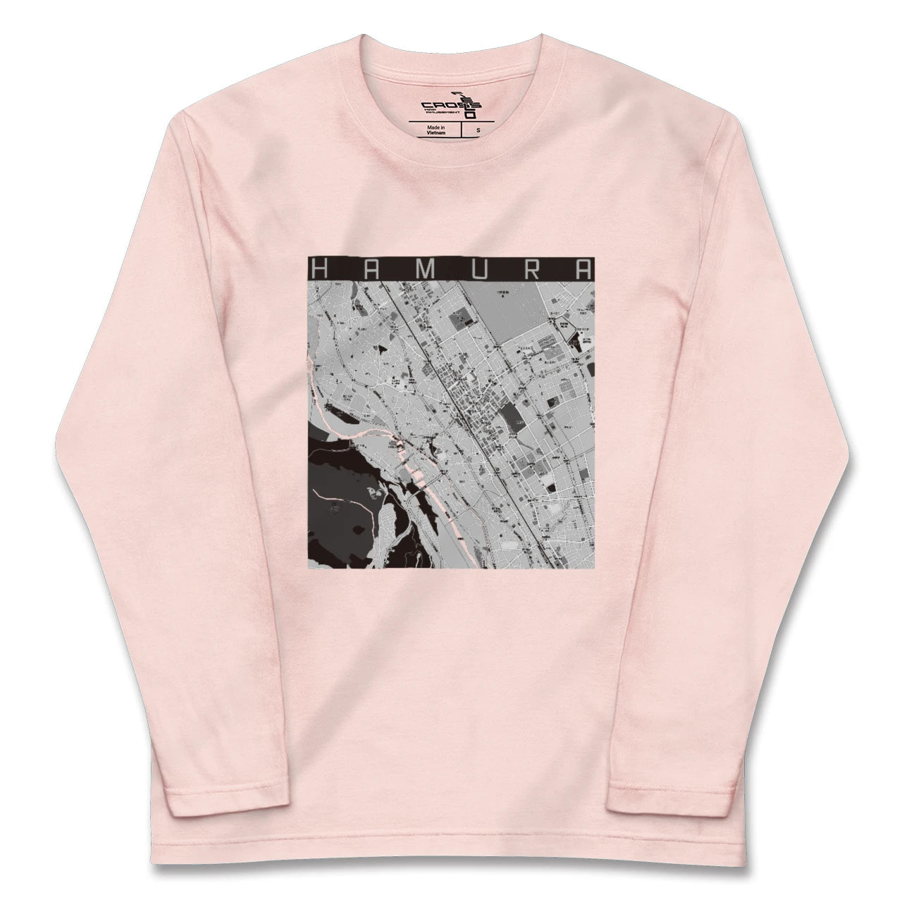【羽村(東京都)】地図柄ロングスリーブTシャツ