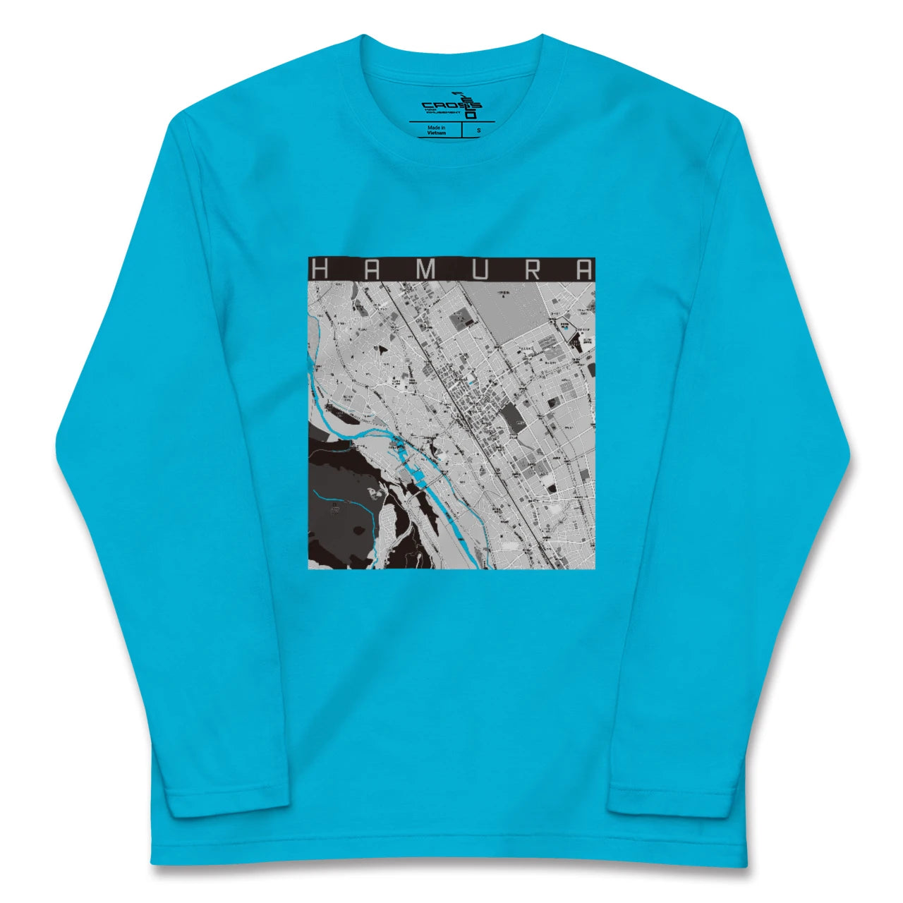 【羽村(東京都)】地図柄ロングスリーブTシャツ
