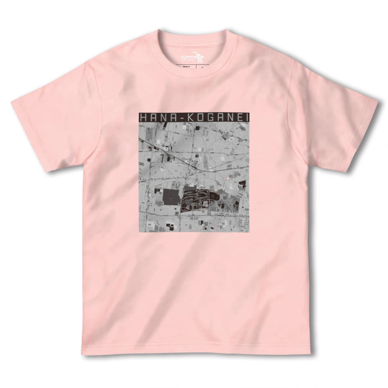 【花小金井(東京都)】地図柄ヘビーウェイトTシャツ