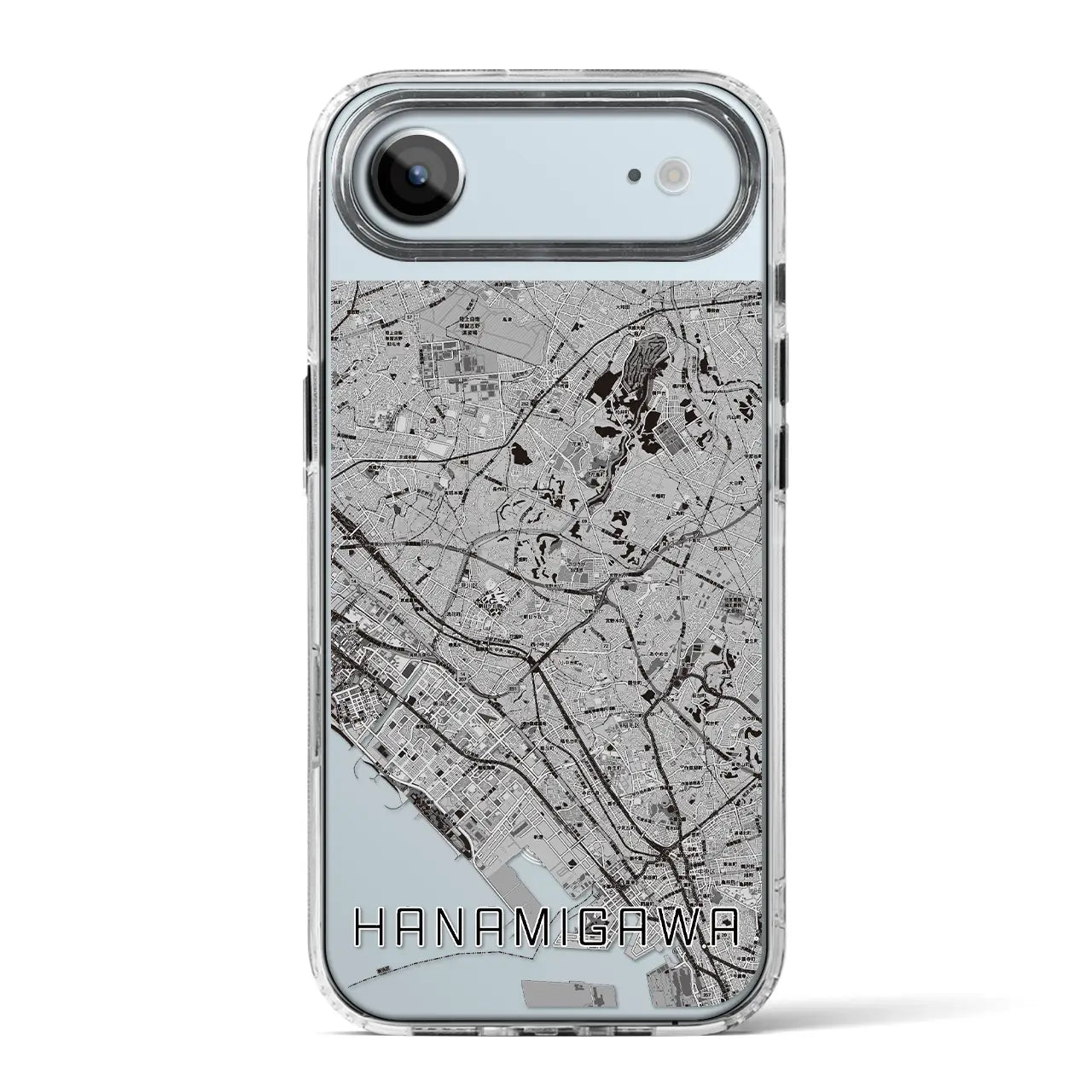 【花見川(千葉県)】地図柄iPhoneケース(MagSafeタイプ)