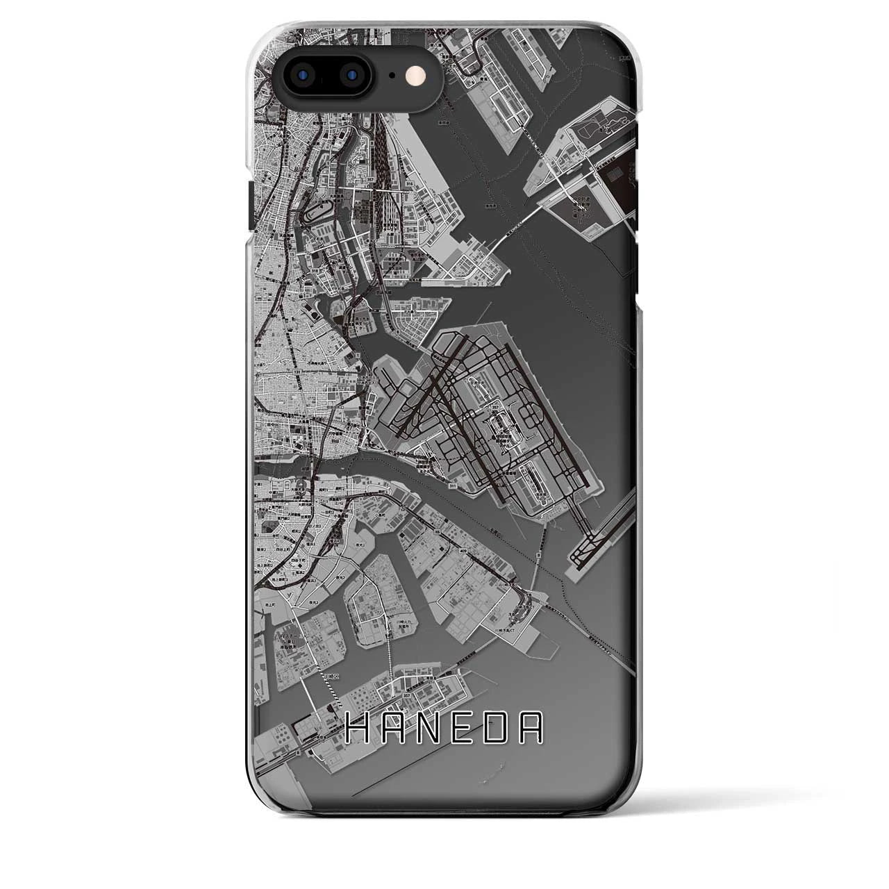 【羽田(東京都)】地図柄iPhoneケース(クリアタイプ)