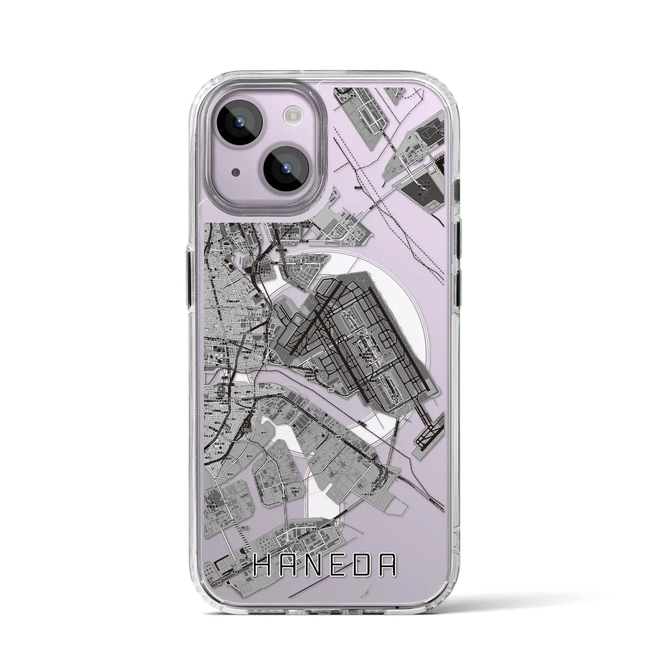 【羽田(東京都)】地図柄iPhoneケース(MagSafeタイプ)