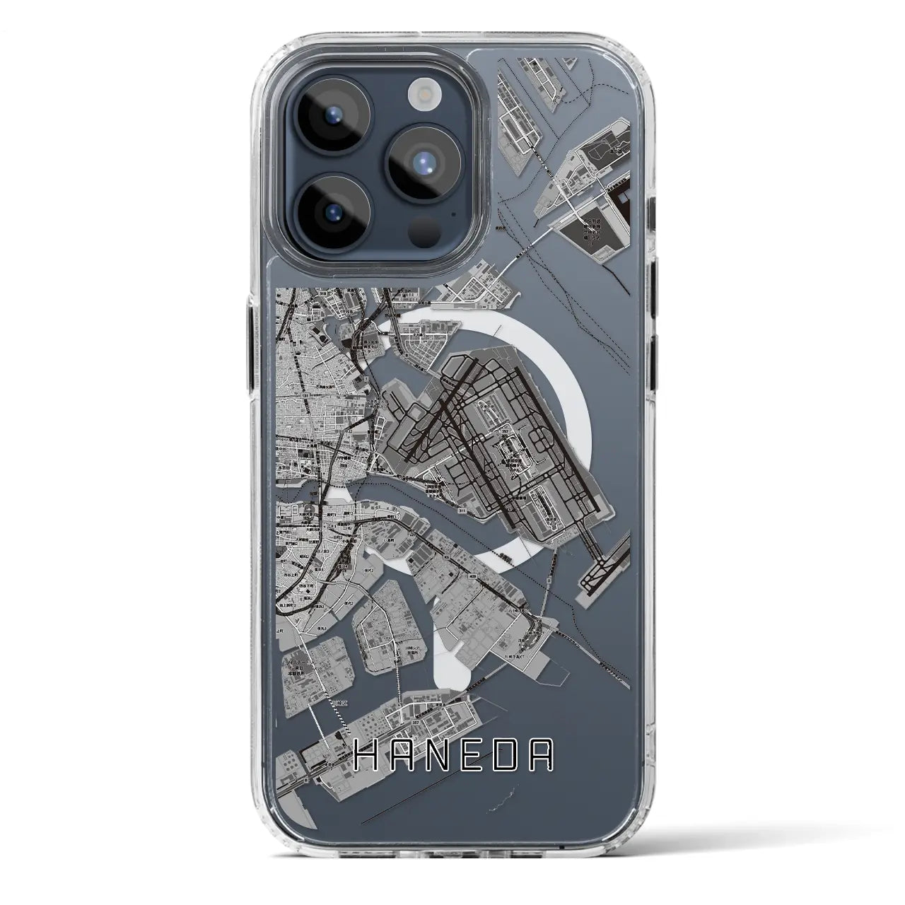 【羽田(東京都)】地図柄iPhoneケース(MagSafeタイプ)