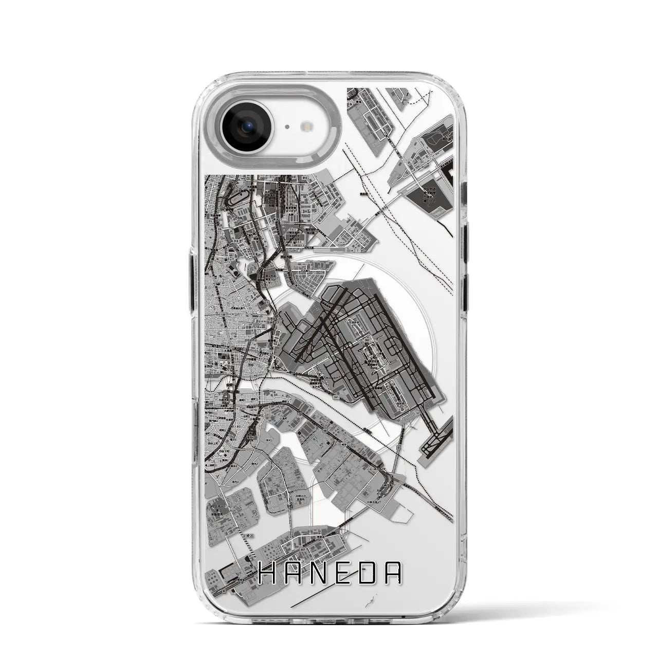 【羽田(東京都)】地図柄iPhoneケース(MagSafeタイプ)