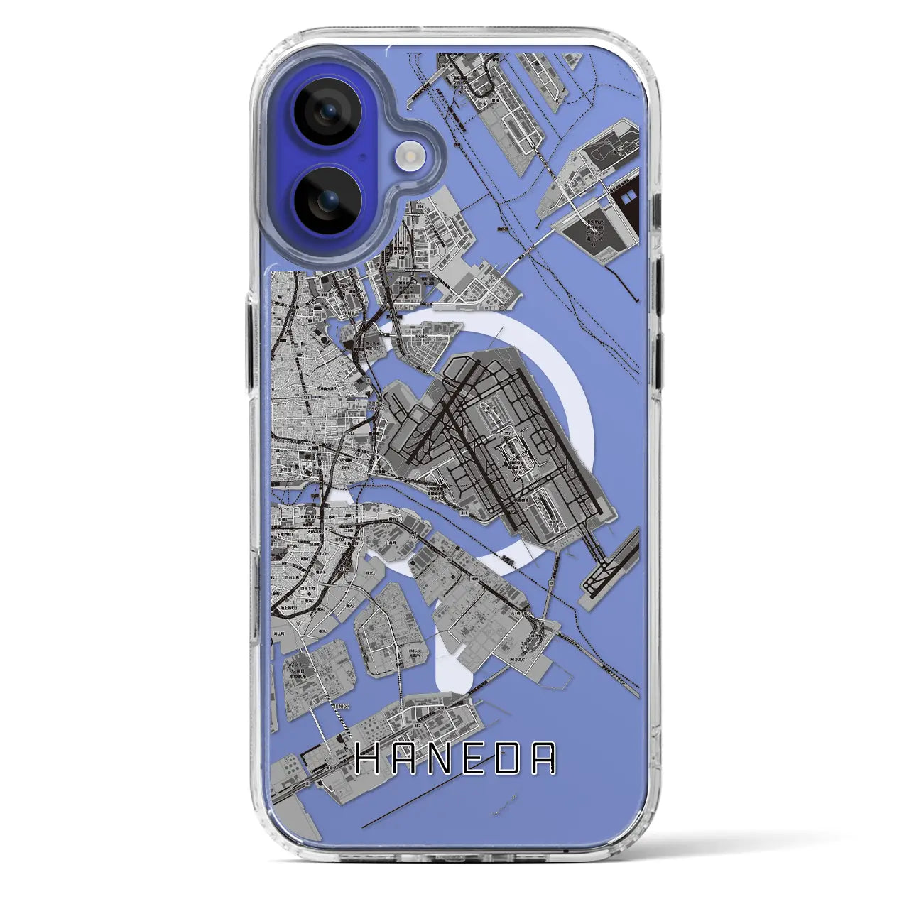 【羽田(東京都)】地図柄iPhoneケース(MagSafeタイプ)