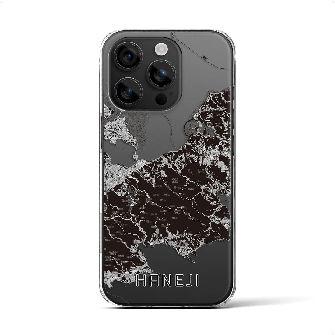 【羽地(沖縄県)】地図柄iPhoneケース(クリアタイプ)