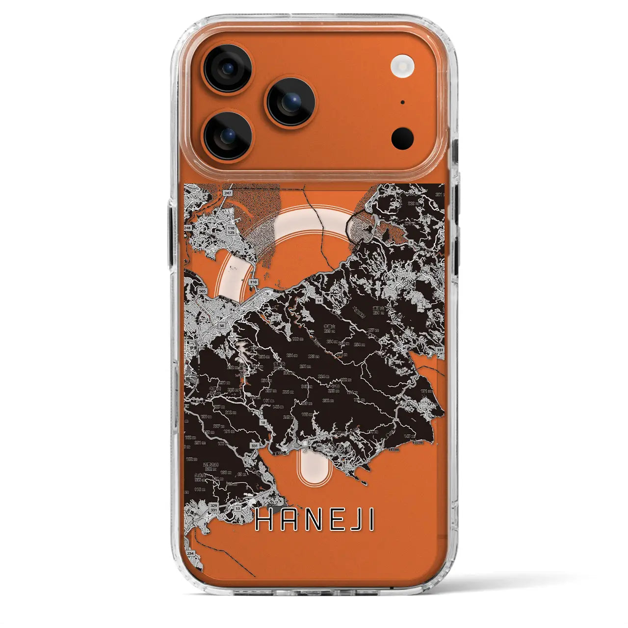 【羽地(沖縄県)】地図柄iPhoneケース(MagSafeタイプ)