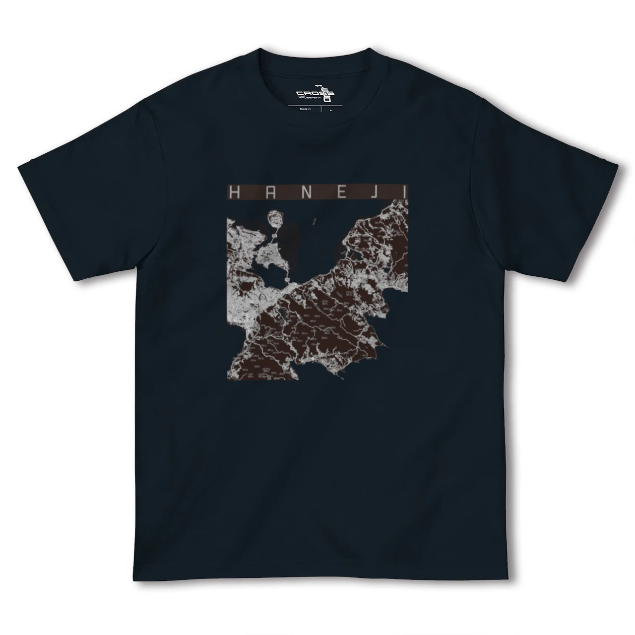 【羽地(沖縄県)】地図柄ヘビーウェイトTシャツ