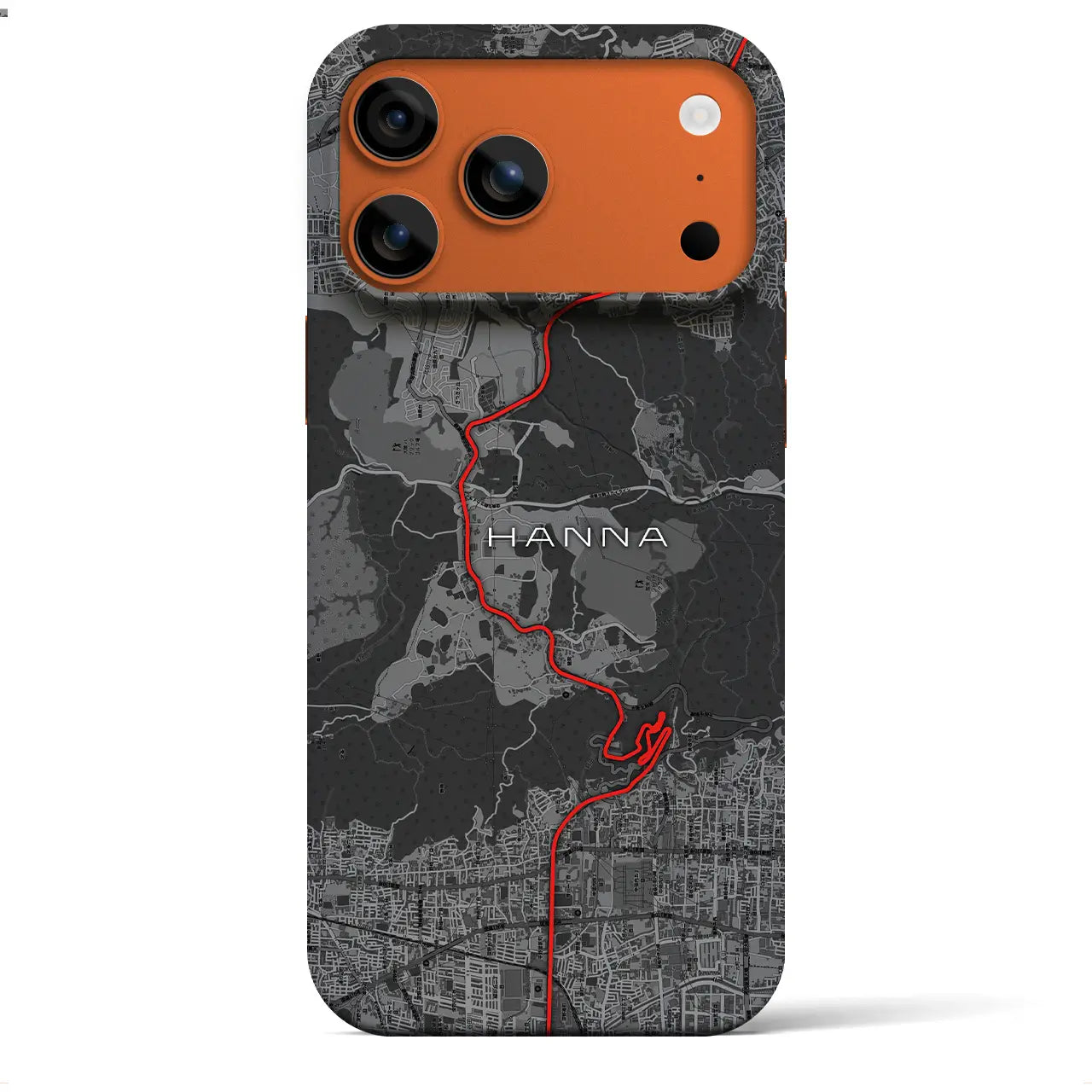 【阪奈(大阪府)】スカイラインiPhoneケース(バックカバータイプ)アッシュ・iPhone 17 Pro Max 用