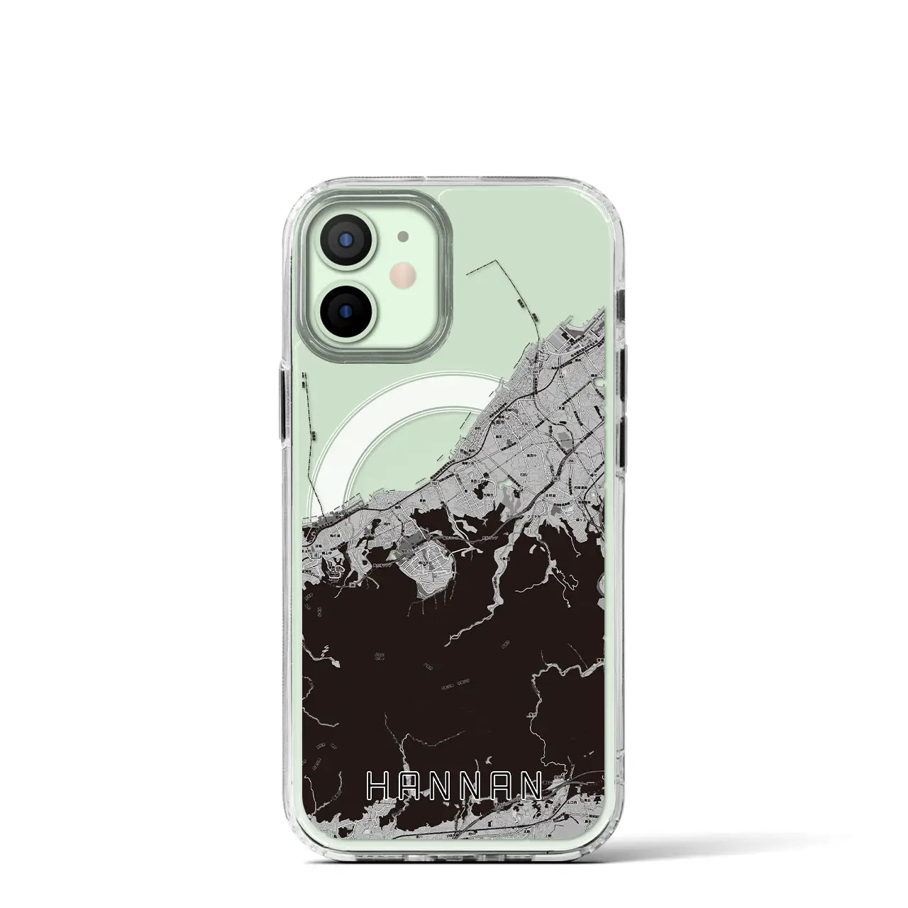 【阪南(大阪府)】地図柄iPhoneケース(MagSafeタイプ)