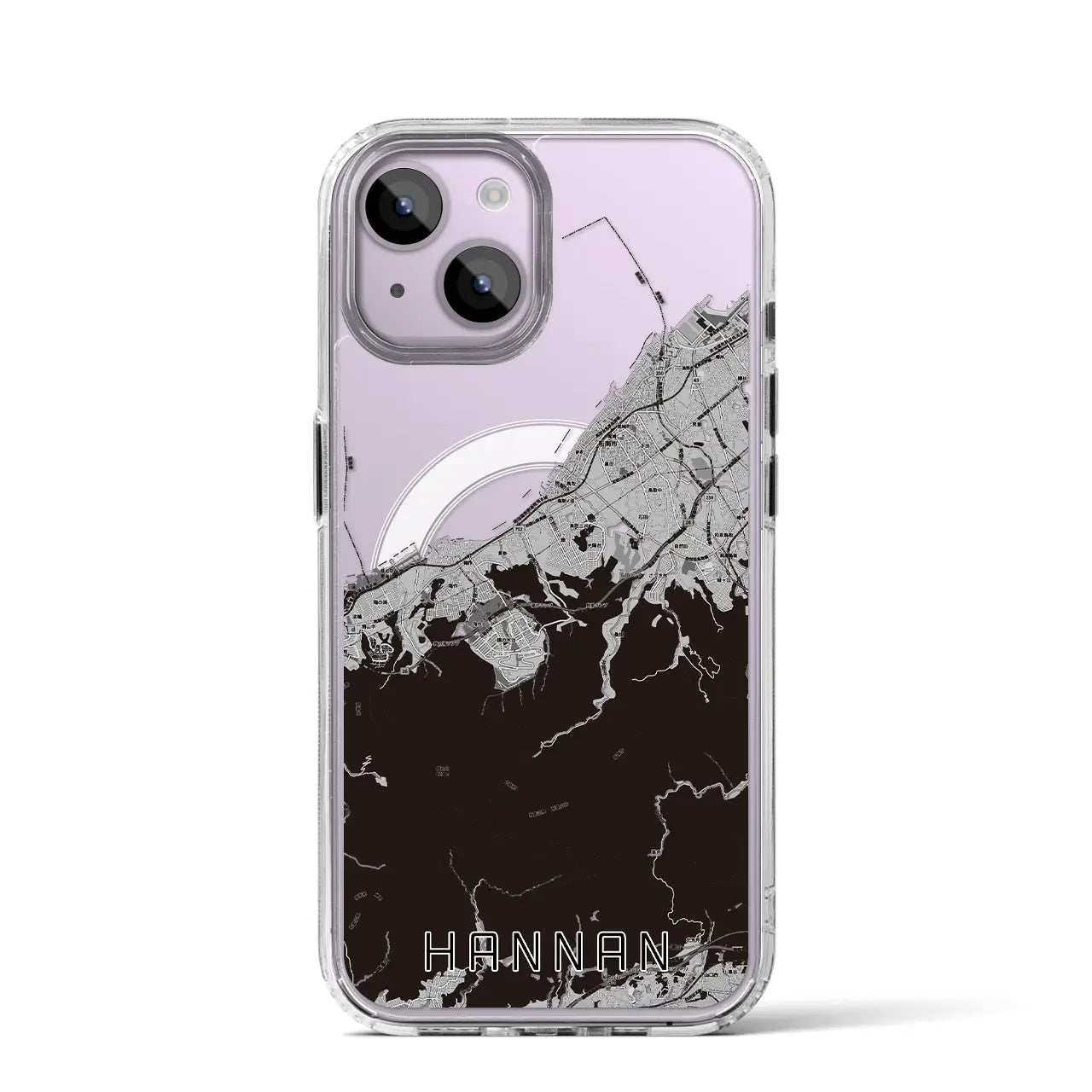 【阪南(大阪府)】地図柄iPhoneケース(MagSafeタイプ)