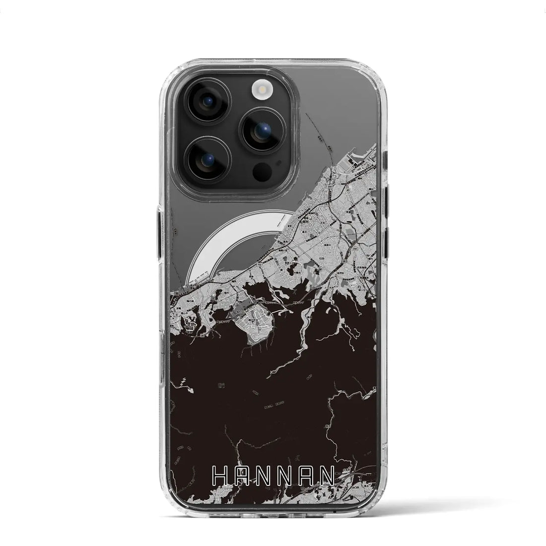 【阪南(大阪府)】地図柄iPhoneケース(MagSafeタイプ)