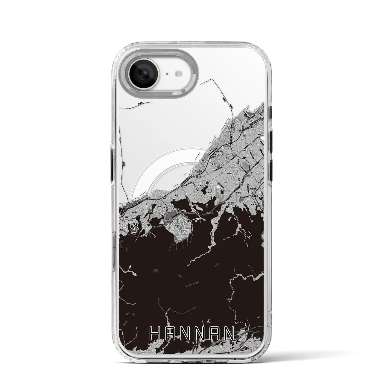 【阪南(大阪府)】地図柄iPhoneケース(MagSafeタイプ)