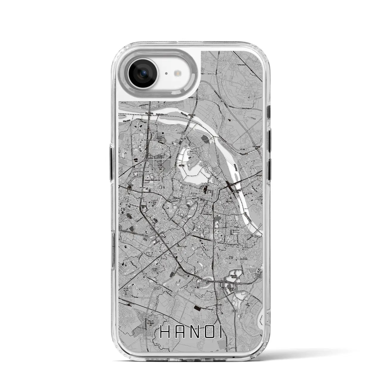 【ハノイ(ベトナム)】地図柄iPhoneケース(MagSafeタイプ)