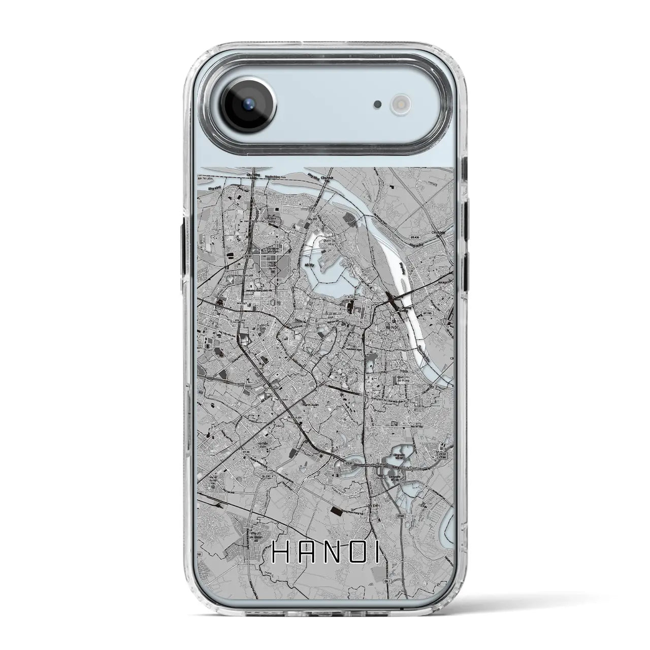【ハノイ(ベトナム)】地図柄iPhoneケース(MagSafeタイプ)