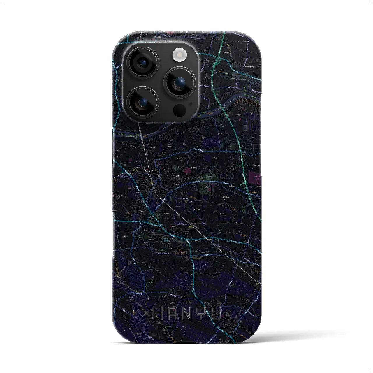 【羽生(埼玉県)】地図柄iPhoneケース(バックカバータイプ)