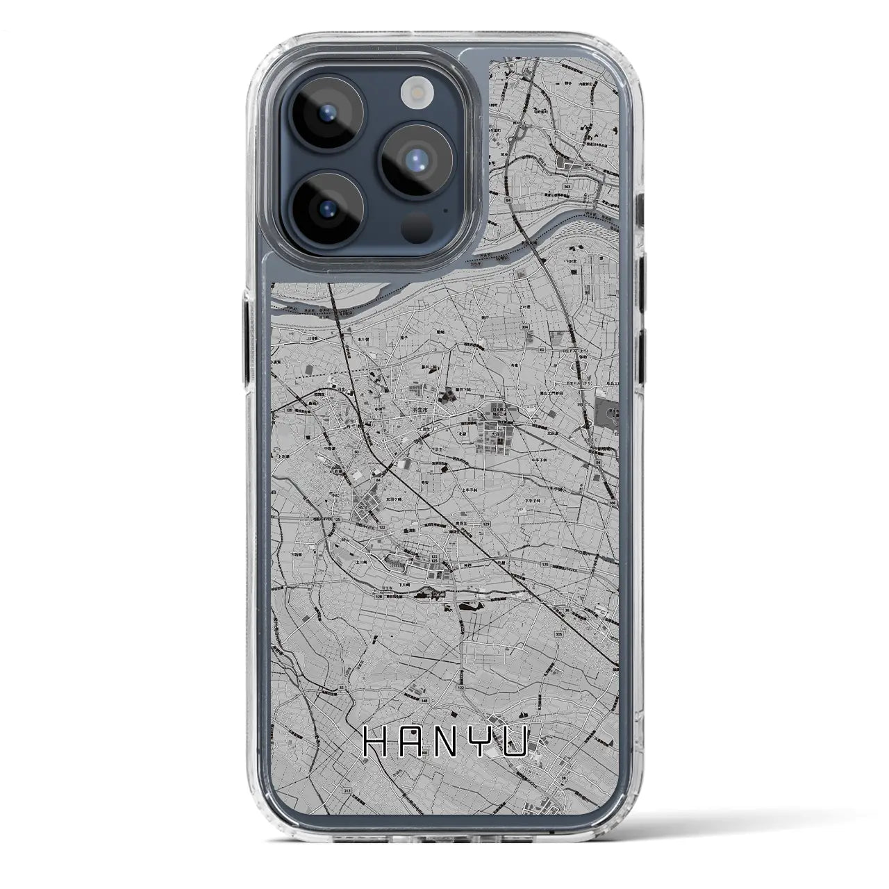 【羽生(埼玉県)】地図柄iPhoneケース(MagSafeタイプ)