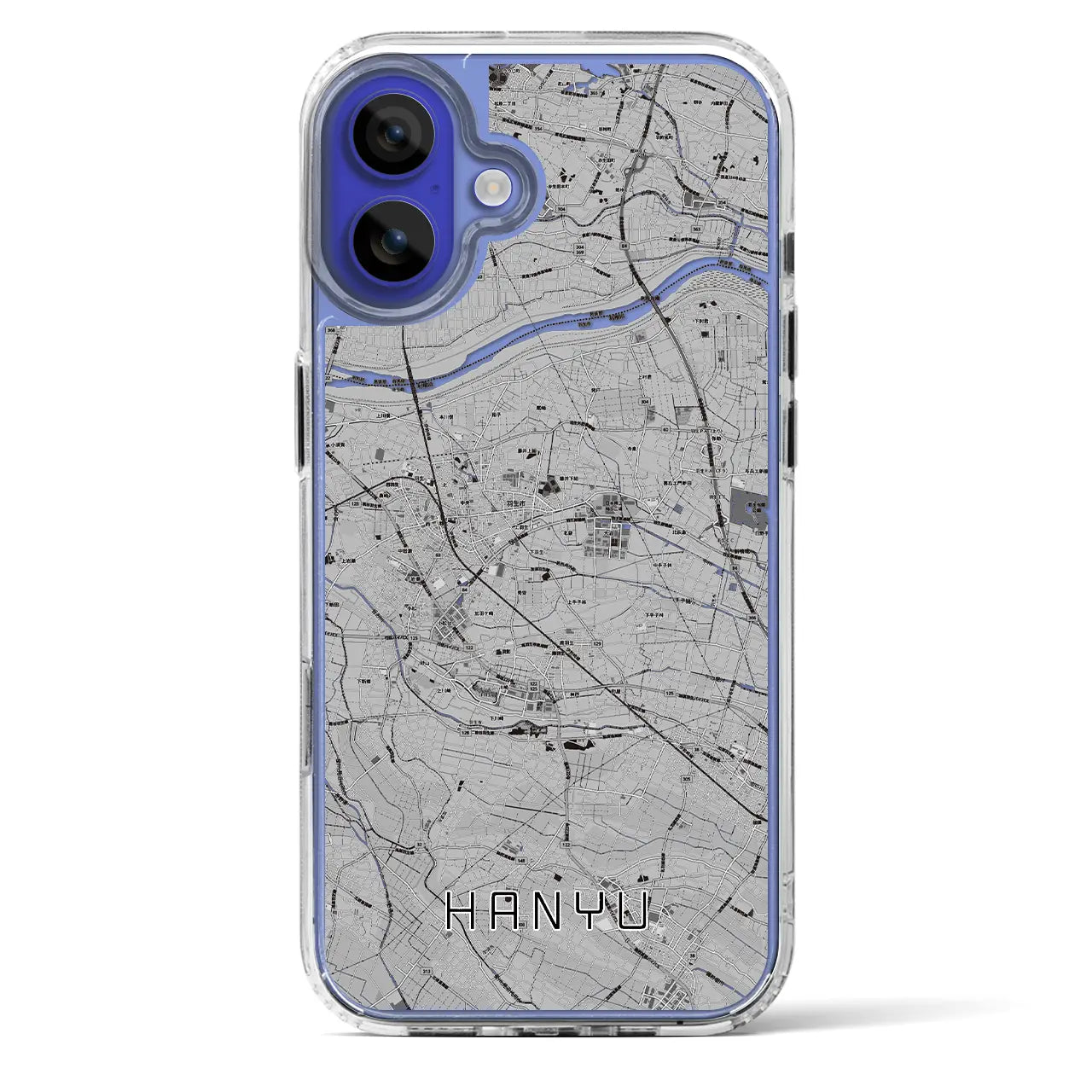 【羽生(埼玉県)】地図柄iPhoneケース(MagSafeタイプ)
