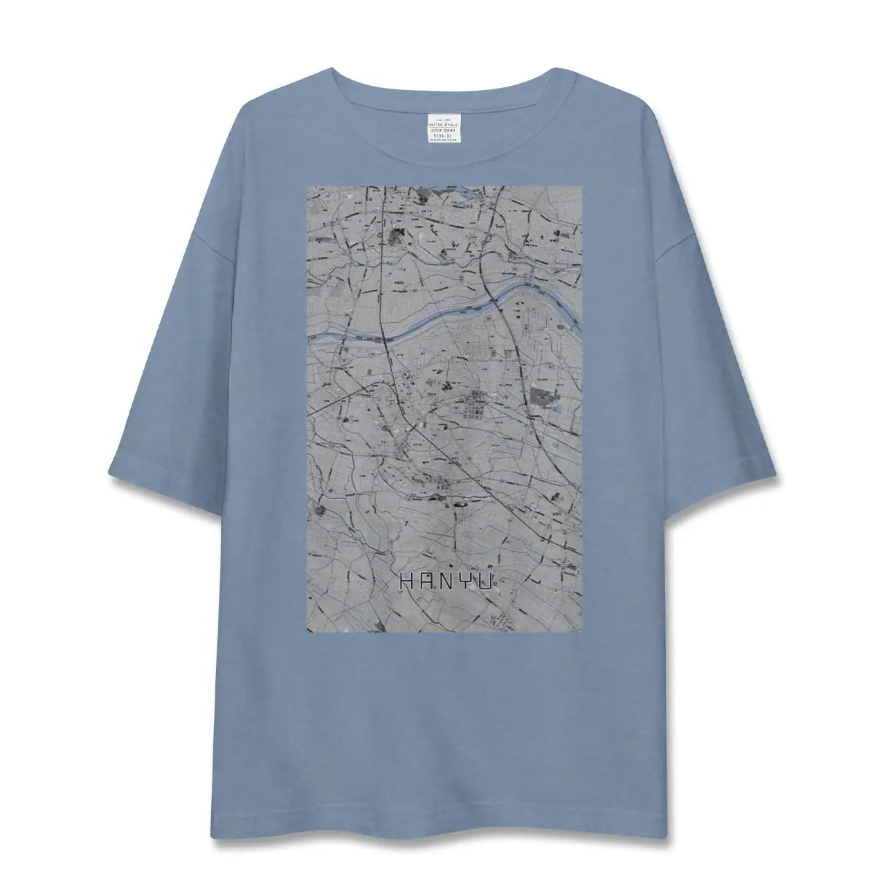 【羽生(埼玉県)】地図柄ビッグシルエットTシャツ