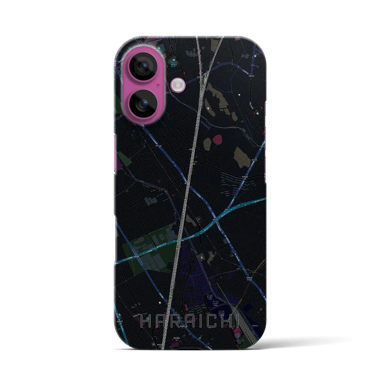 【原市(埼玉県)】地図柄iPhoneケース(バックカバータイプ)