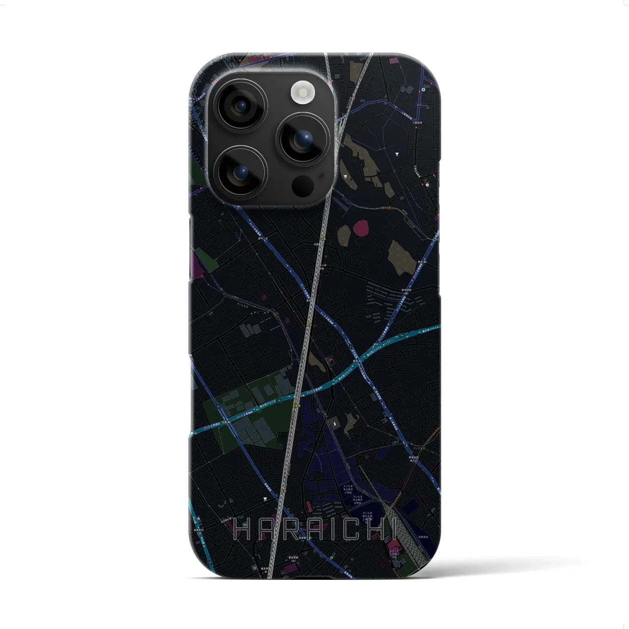 【原市(埼玉県)】地図柄iPhoneケース(バックカバータイプ)