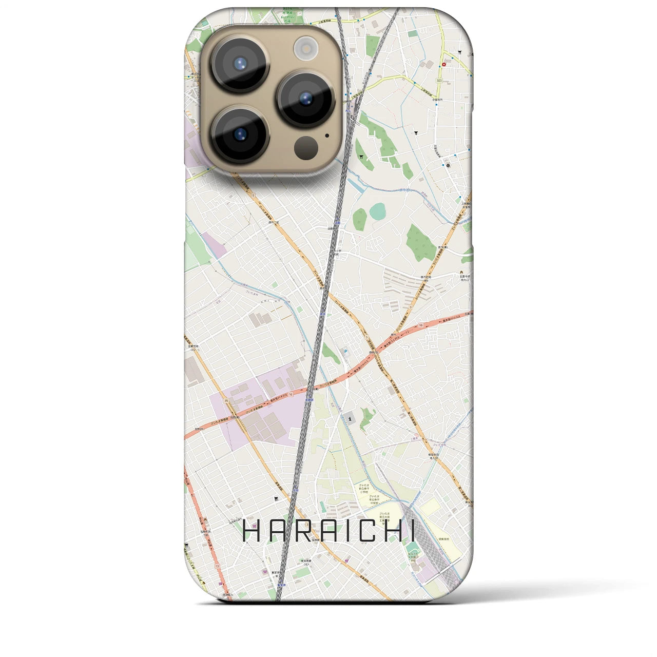【原市(埼玉県)】地図柄iPhoneケース(バックカバータイプ)