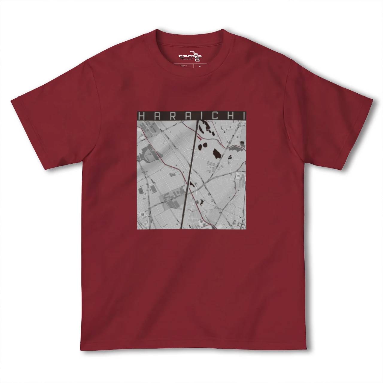 【原市(埼玉県)】地図柄ヘビーウェイトTシャツ