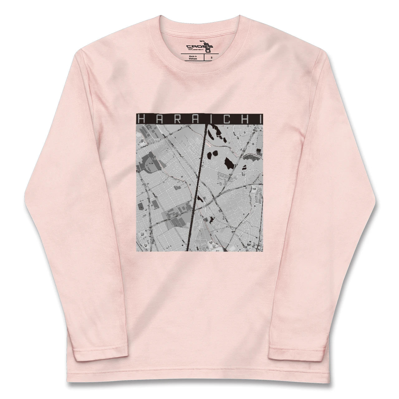 【原市(埼玉県)】地図柄ロングスリーブTシャツ