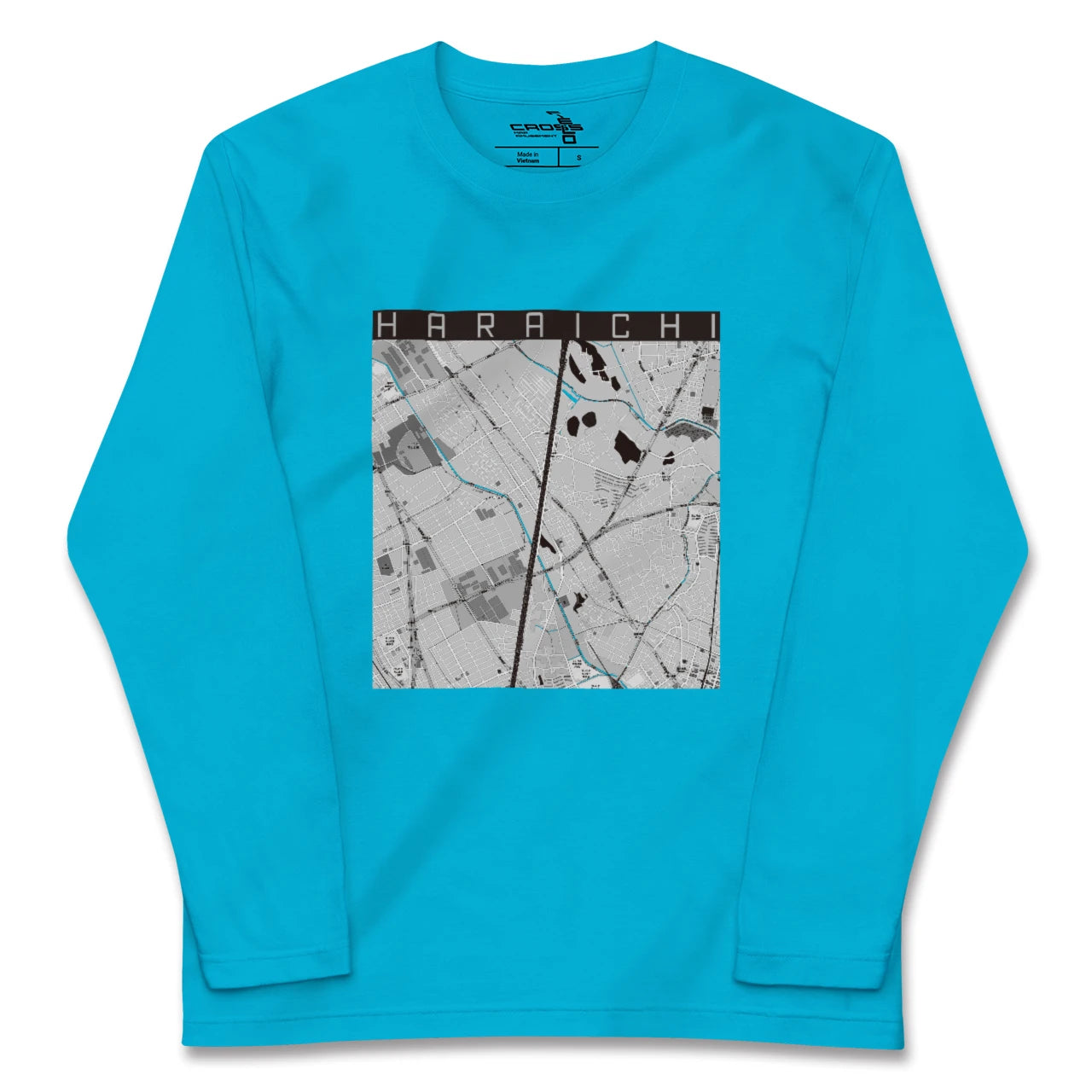 【原市(埼玉県)】地図柄ロングスリーブTシャツ