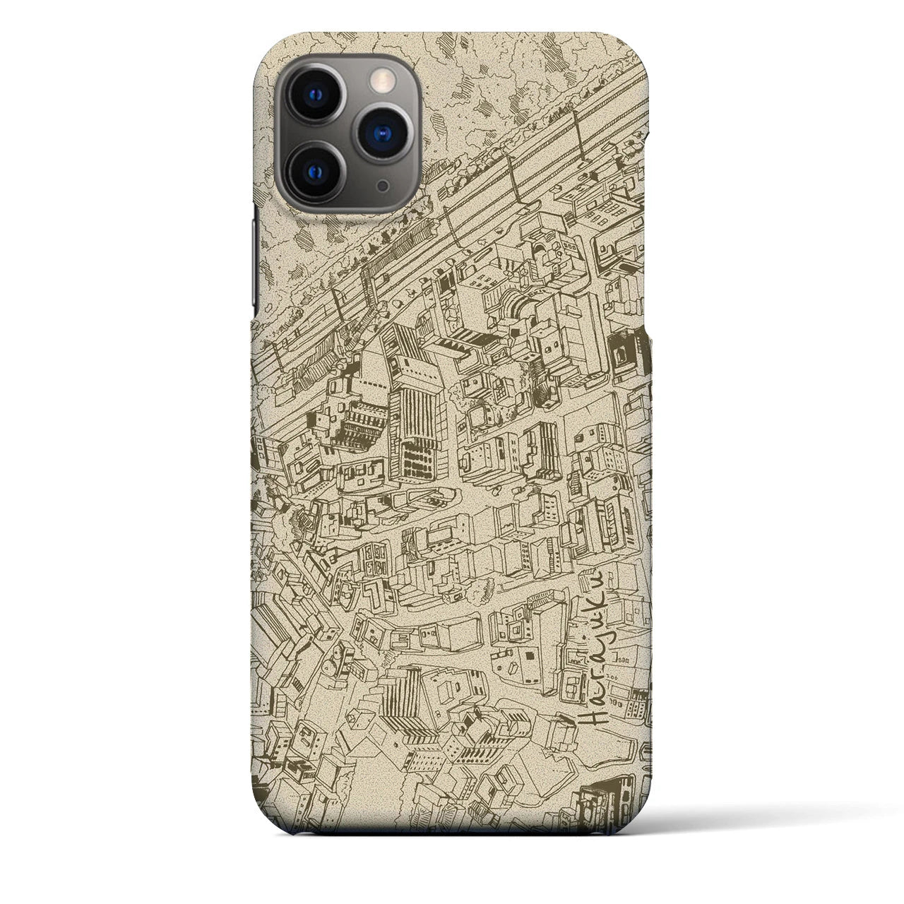 【原宿(フリーハンドランドスケープ)】フリーハンドランドスケープiPhoneケース(バックカバータイプ)