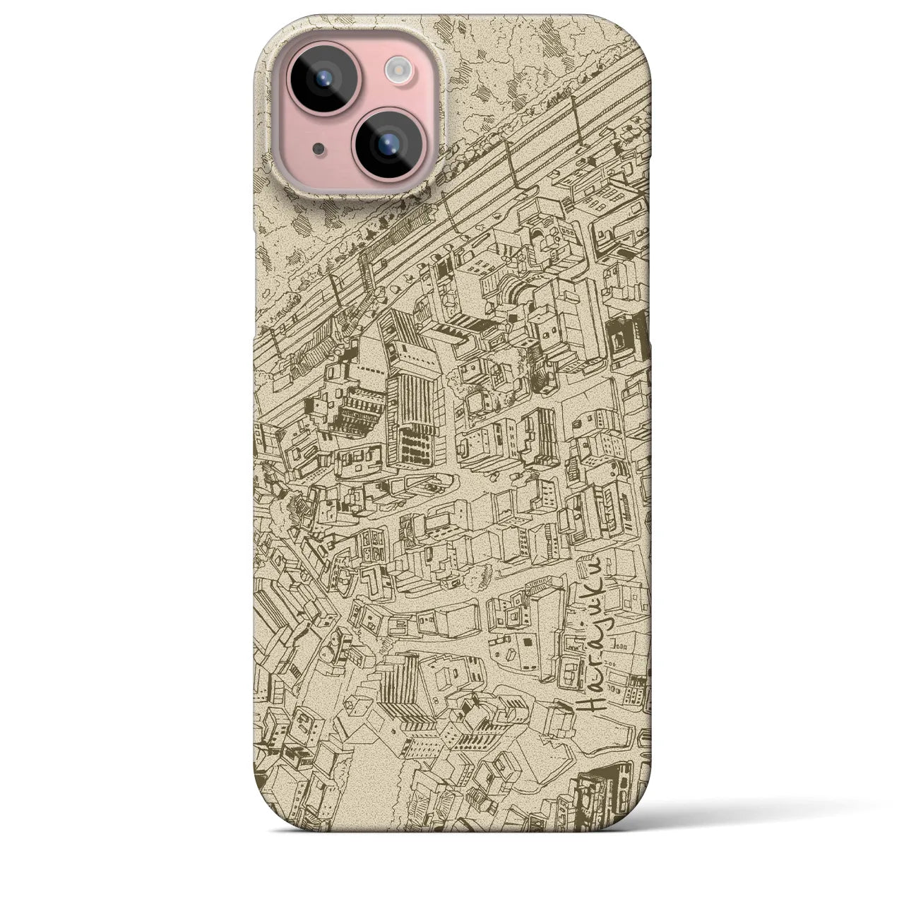 【原宿(フリーハンドランドスケープ)】フリーハンドランドスケープiPhoneケース(バックカバータイプ)