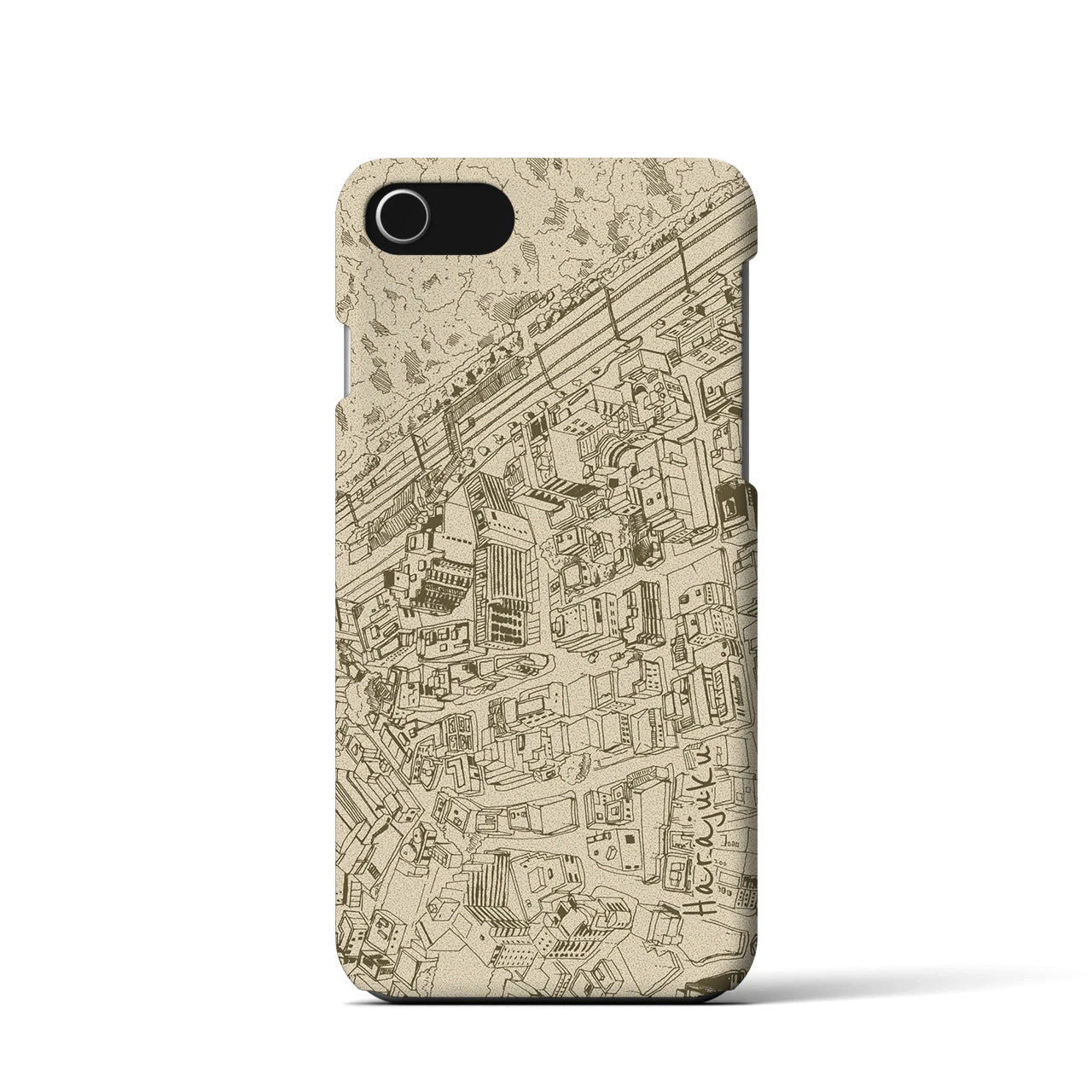 【原宿(フリーハンドランドスケープ)】フリーハンドランドスケープiPhoneケース(バックカバータイプ)