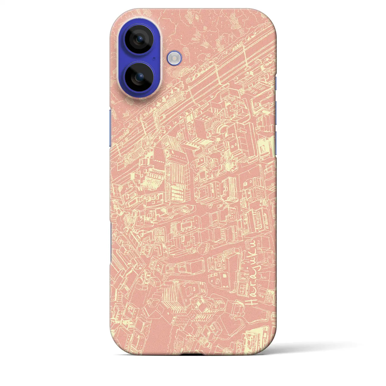 【原宿(フリーハンドランドスケープ)】フリーハンドランドスケープiPhoneケース(バックカバータイプ)ピーチシャーベット・iPhone 16 Pro Max 用