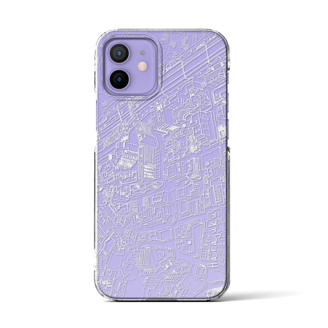 【原宿(フリーハンドランドスケープ)】フリーハンドランドスケープiPhoneケース(クリアタイプ)