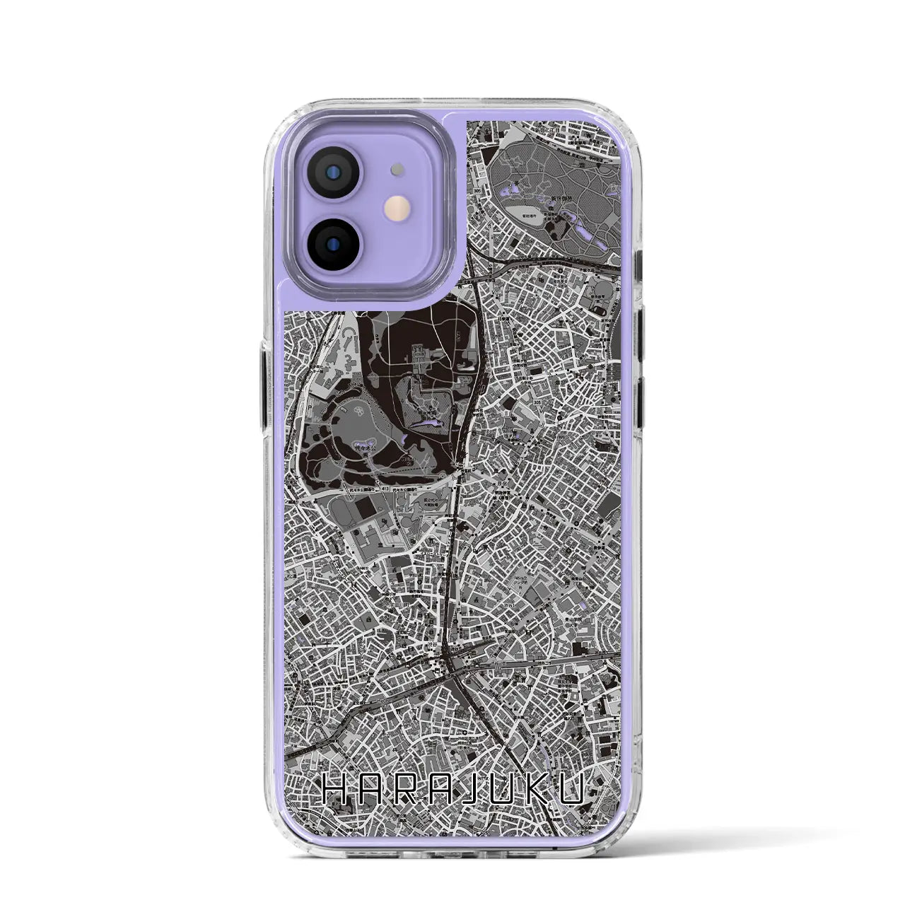 【原宿(東京都)】地図柄iPhoneケース(MagSafeタイプ)