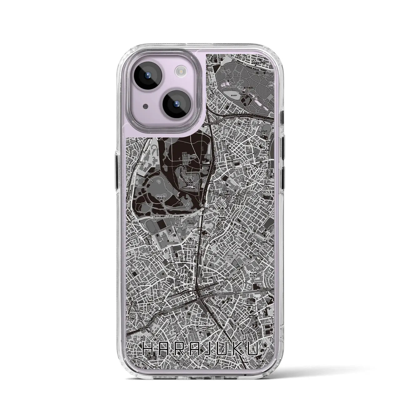 【原宿(東京都)】地図柄iPhoneケース(MagSafeタイプ)