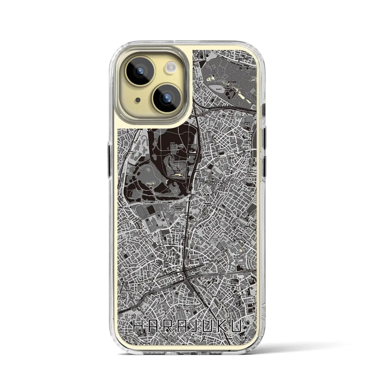 【原宿(東京都)】地図柄iPhoneケース(MagSafeタイプ)