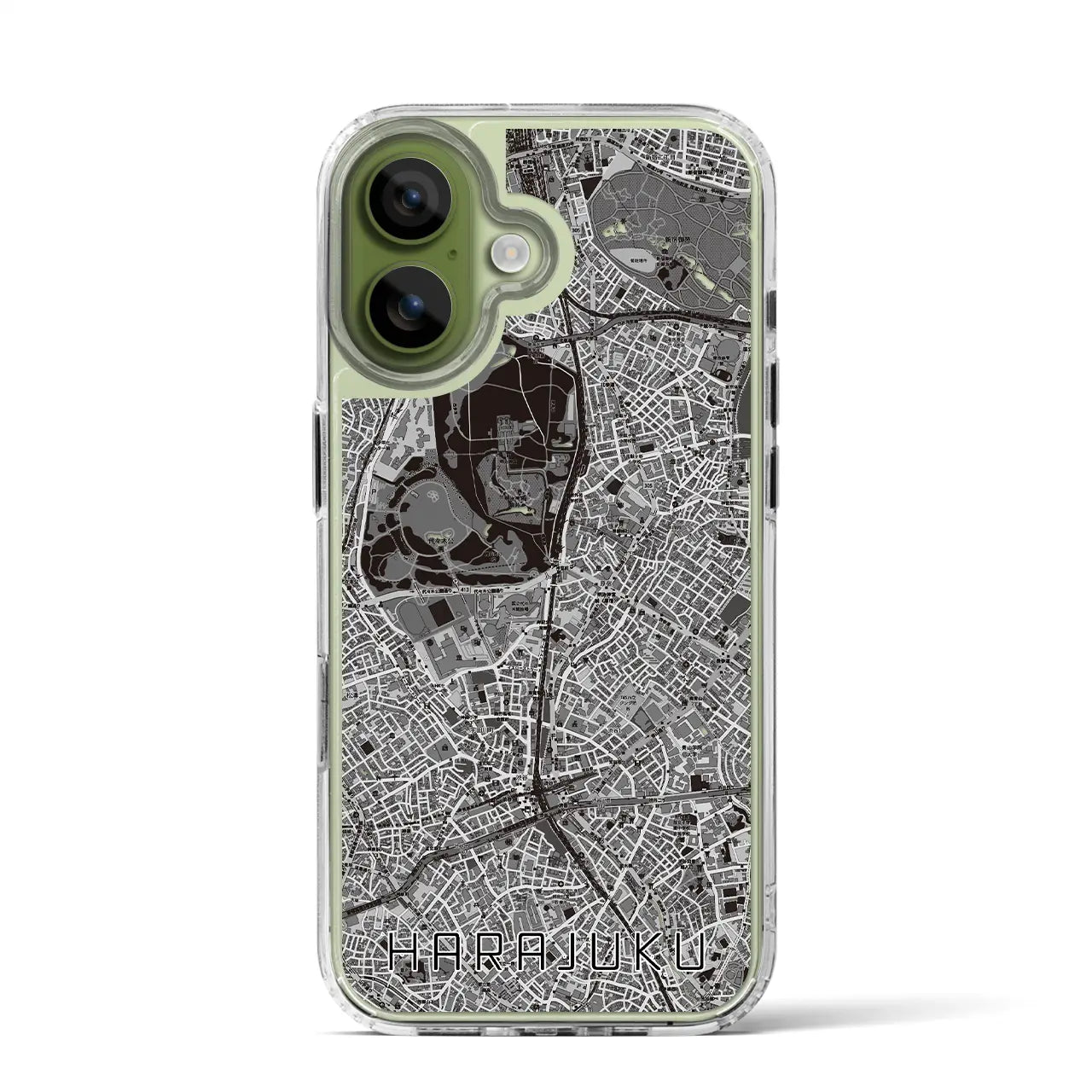 【原宿(東京都)】地図柄iPhoneケース(MagSafeタイプ)