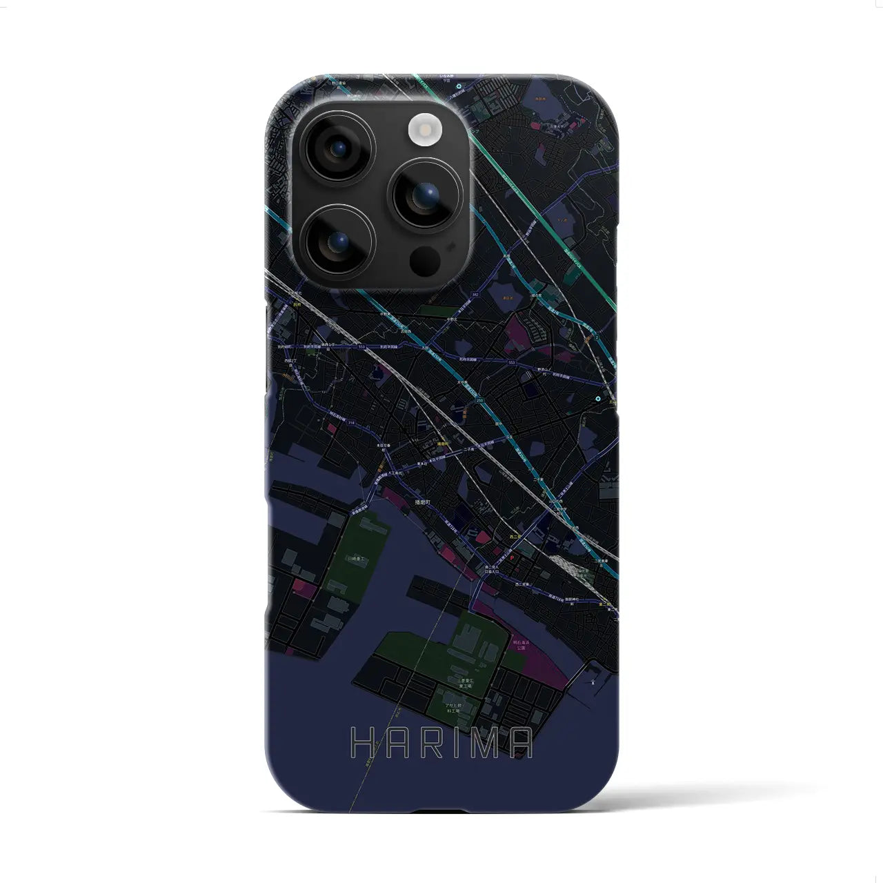 【播磨(兵庫県)】地図柄iPhoneケース(バックカバータイプ)