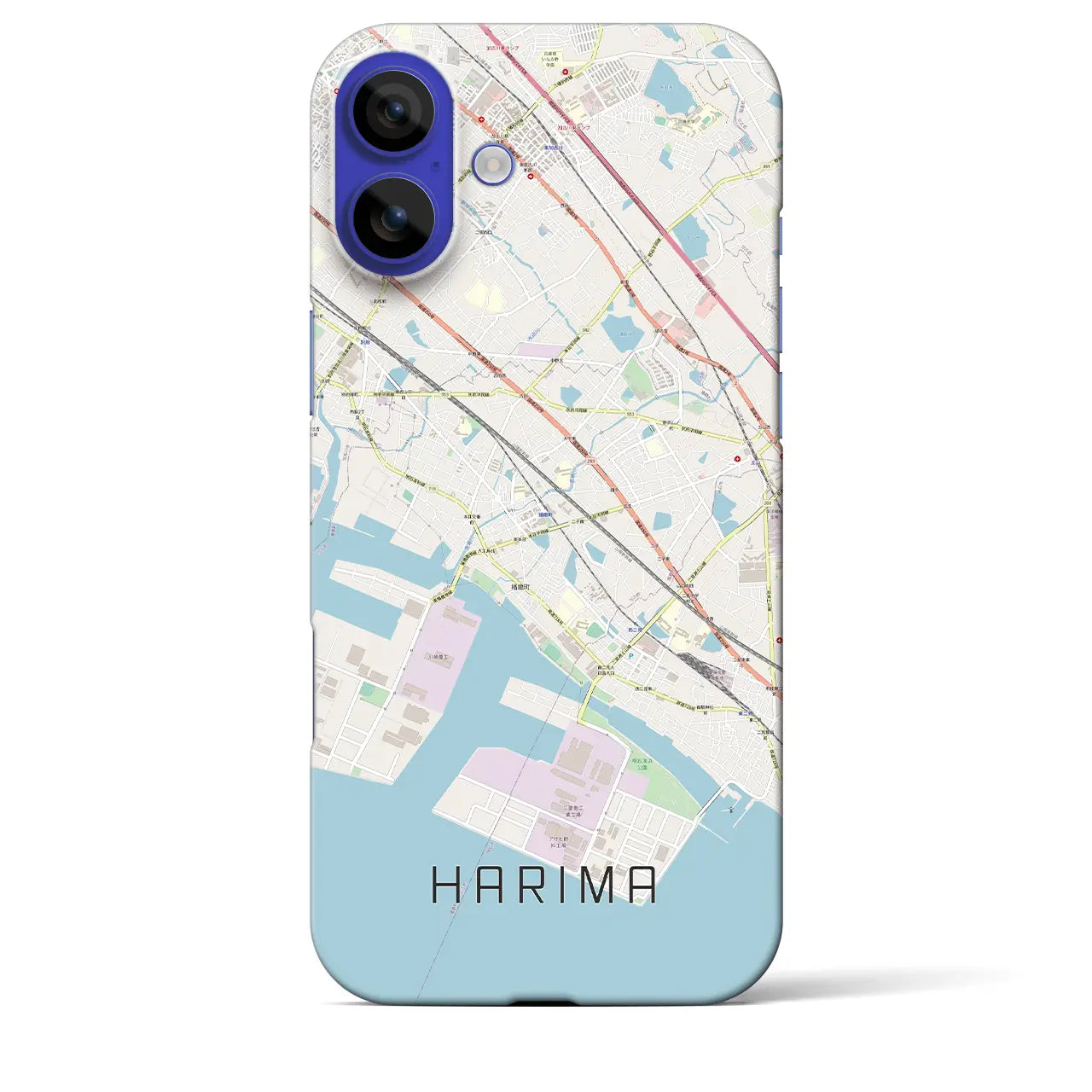 【播磨(兵庫県)】地図柄iPhoneケース(バックカバータイプ)ナチュラル・iPhone 16 Pro Max 用