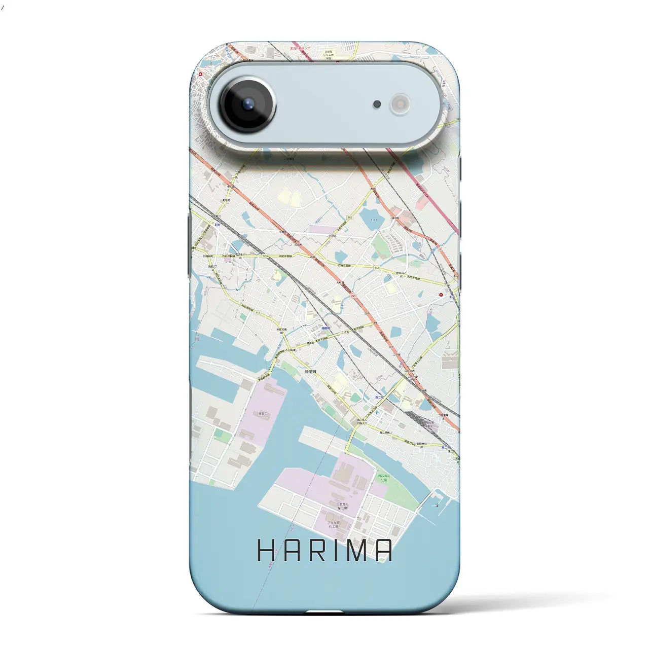 【播磨(兵庫県)】地図柄iPhoneケース(バックカバータイプ)