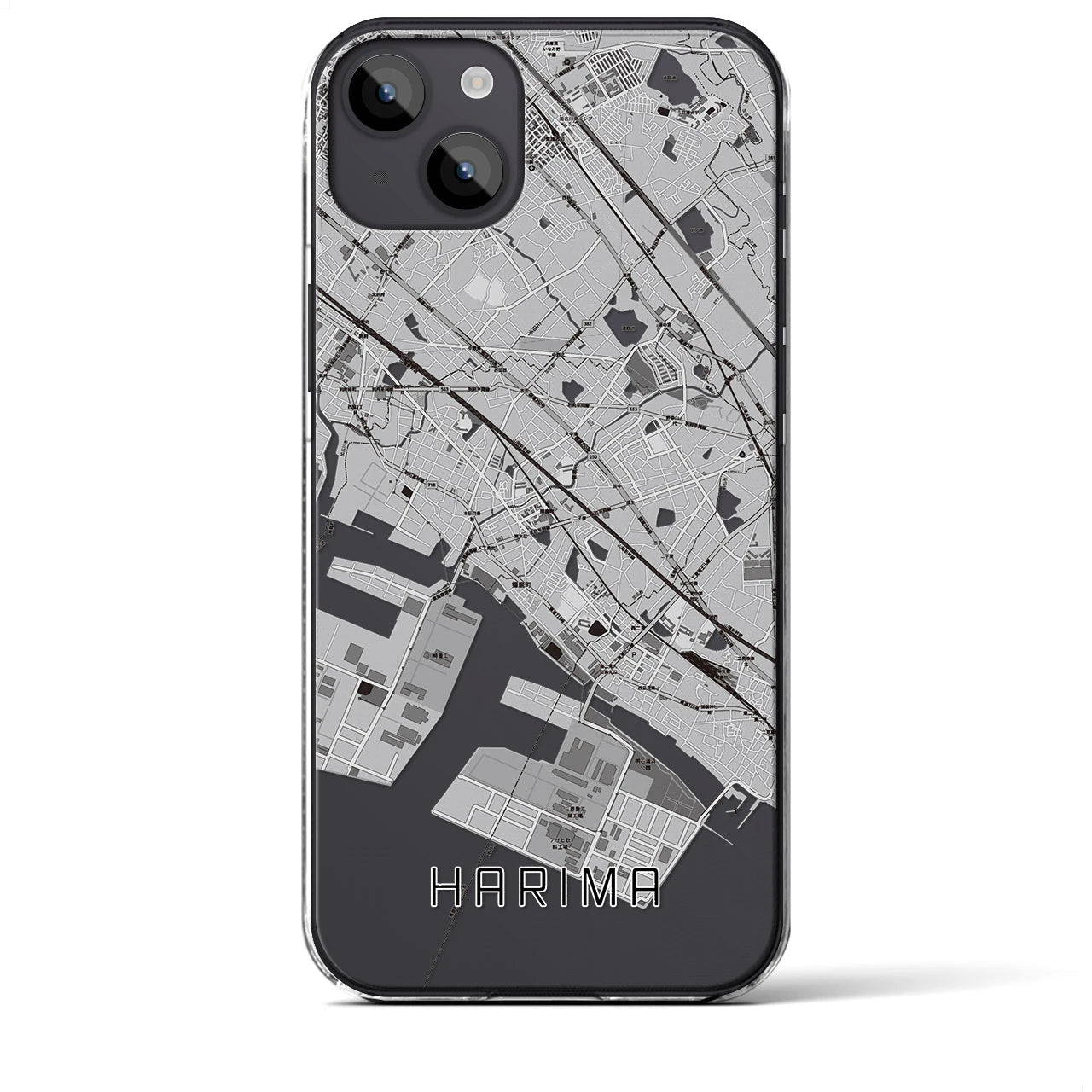 【播磨(兵庫県)】地図柄iPhoneケース(クリアタイプ)