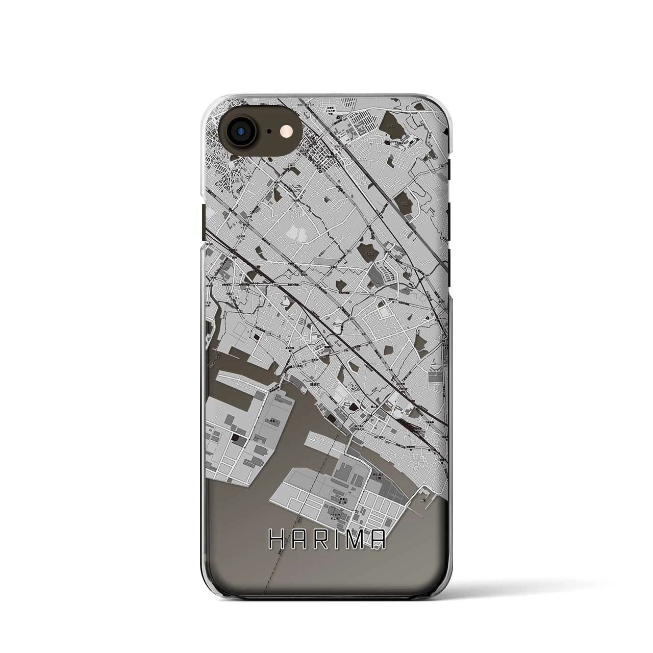 【播磨(兵庫県)】地図柄iPhoneケース(クリアタイプ)