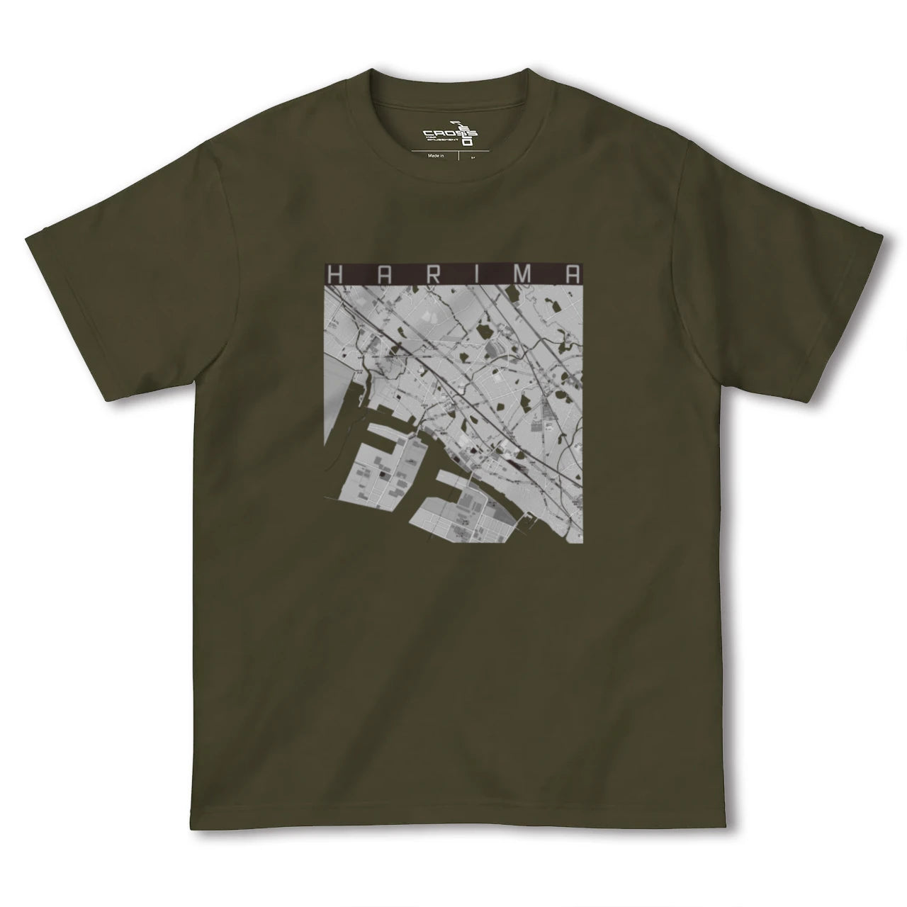 【播磨(兵庫県)】地図柄ヘビーウェイトTシャツ