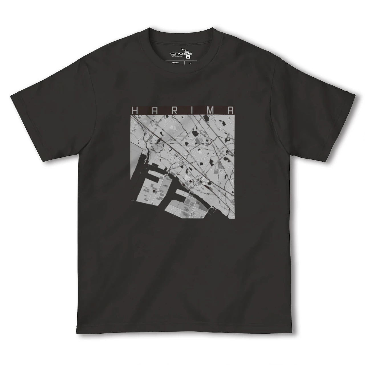 【播磨(兵庫県)】地図柄ヘビーウェイトTシャツ