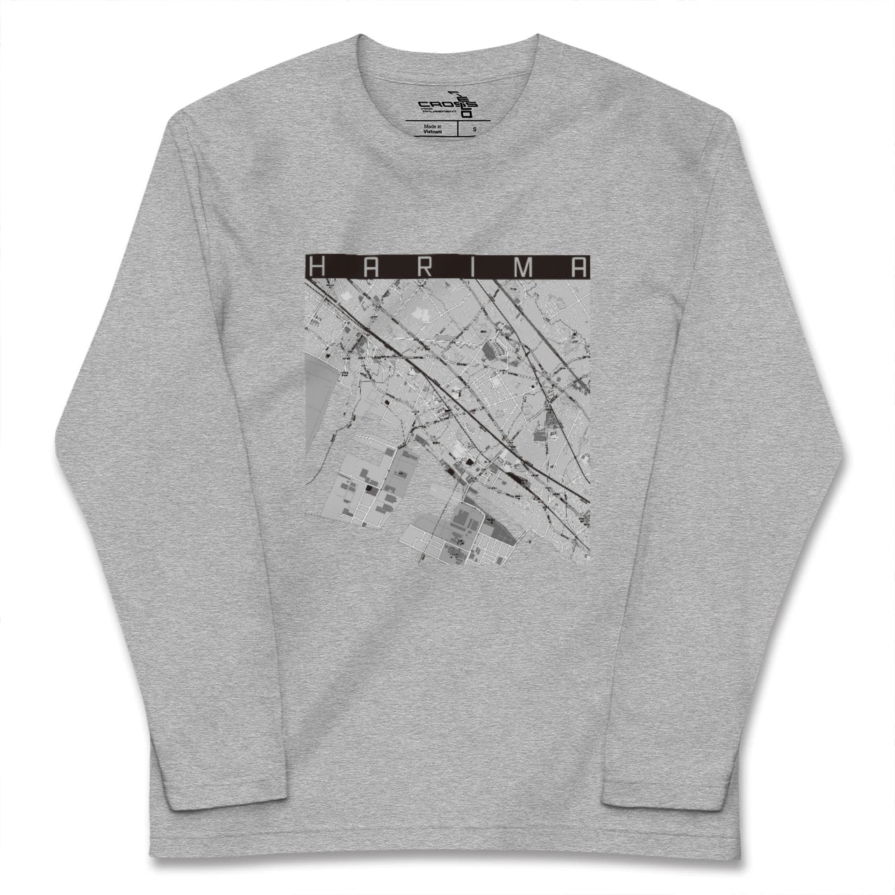 【播磨(兵庫県)】地図柄ロングスリーブTシャツ