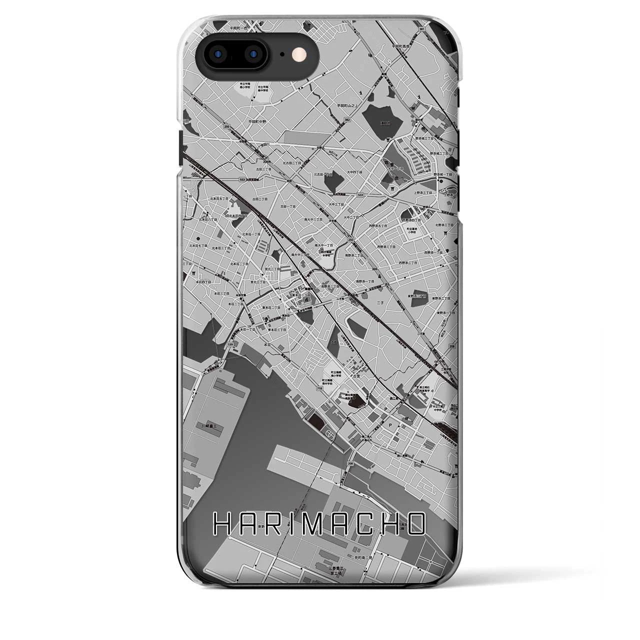 【播磨町(兵庫県)】地図柄iPhoneケース(クリアタイプ)